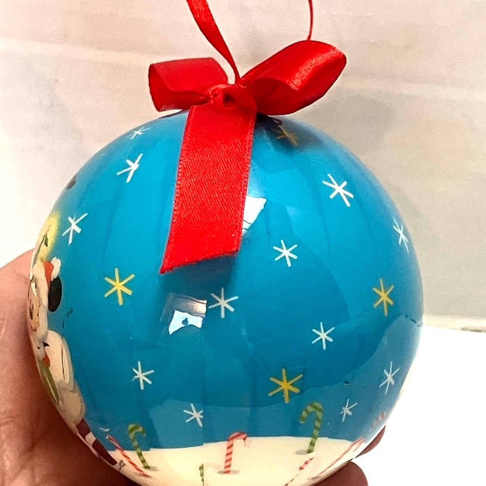 Disney Mickey Mouse & Friends Christmas Ball Ornament No Box Read - Picture 7 of 8